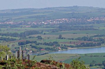 Foto - Serra e represa - Fotos Atuais