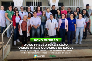 Mutirão do CadÚnico no Centro de Saúde prevê atualização cadastral e cuidados com a saúde