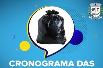 Prefeitura divulga cronograma das coletas urbanas