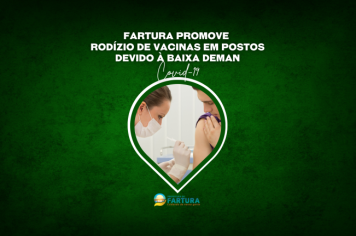 Fartura promove rodízio de vacinas em postos devido à baixa demanda