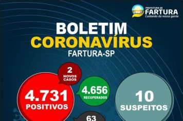 Saúde informa boletim epidemiológico desta sexta-feira (25)