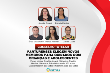 Farturenses elegem novos conselheiros tutelares para cuidados com crianças e adolescentes