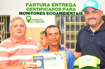 Fartura entrega certificados para a 1ª turma de monitores ecoambientais
