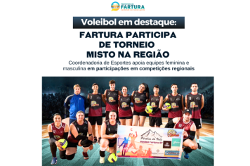 Dia do Voleibol: Fartura participa de Torneio Misto na região