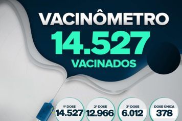 Vacinômetro: Fartura informa que 33.505 mil doses já foram aplicadas