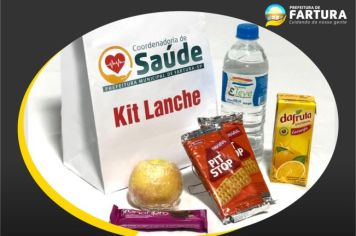 Fartura entrega Kits Lanches a pacientes que viajam para tratamentos de Saúde em municípios da região