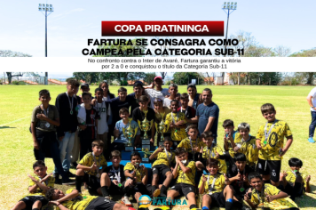 Copa Piratininga: Fartura se consagra como campeã pela Categoria Sub-11