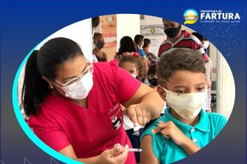 Unidades de Saúde continuam imunizando contra a Covid-19 em Fartura