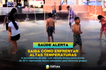 Saúde de Fartura orienta moradores a enfrentar altas temperaturas