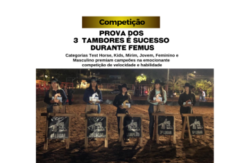 Prova dos 3 Tambores é sucesso durante FEMUS