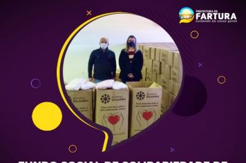 Fundo Social de Solidariedade de Fartura recebe 373 cestas básicas e 100 cobertores do Estado
