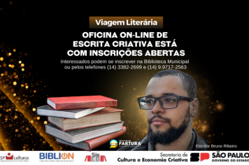 Oficina on-line de escrita criativa está com inscrições abertas