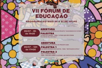 Fórum da Educação de Fartura impulsiona o ensino com debates importantes