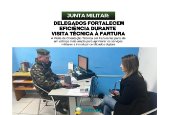 Junta Militar: Delegados fortalecem eficiência durante visita técnica à Fartura
