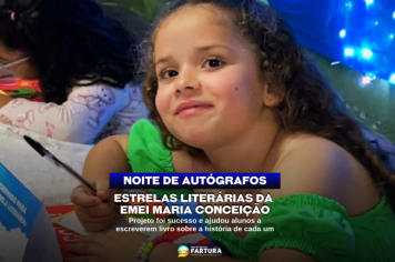 Noite Mágica em Fartura: Celebrando estrelas literárias da EMEI Maria Conceição