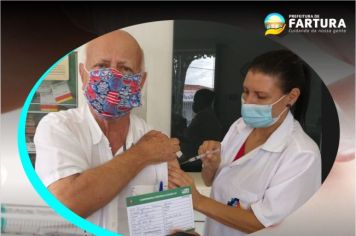 Covid-19: Fartura começa a vacinar com a 4ª dose moradores com mais de 50 anos