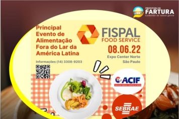 Farturenses poderão participar de maior evento de alimentação da América, de forma gratuita