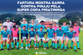 Fartura mostra garra contra Piraju pela XIX Super Copa Piratininga 2023