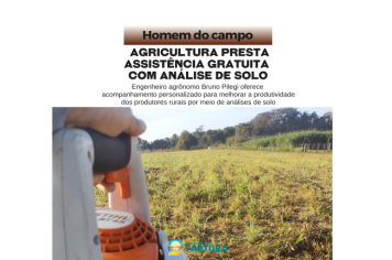 Coordenadoria de Agricultura presta assistência gratuita com análise de solo