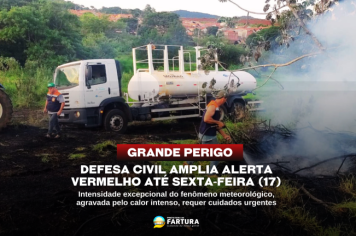 Defesa Civil amplia alerta vermelho de grande perigo até sexta-feira (17)