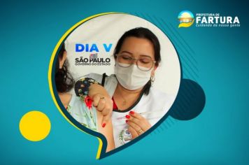 Fartura promove “Dia V” de vacinação contra a Covid-19 no próximo sábado (2)