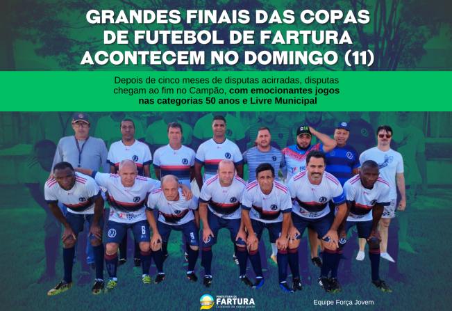 Grandes finais das Copas de Futebol de Fartura acontecem no domingo (11)