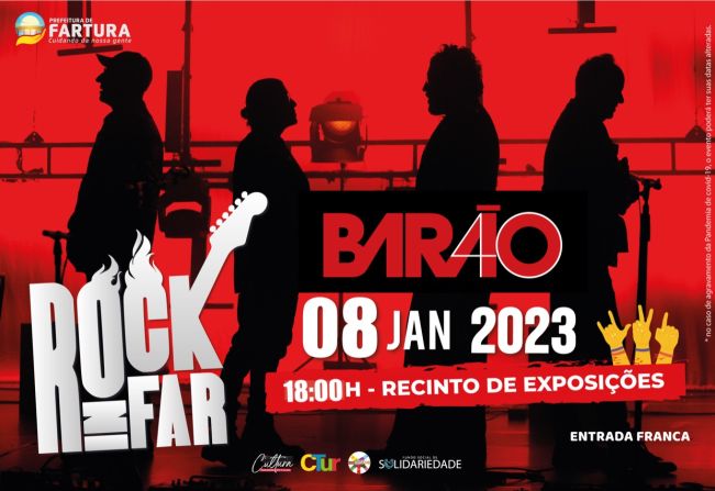 RockInFar 2023: Barão Vermelho é a segunda mega atração divulgada pela organização