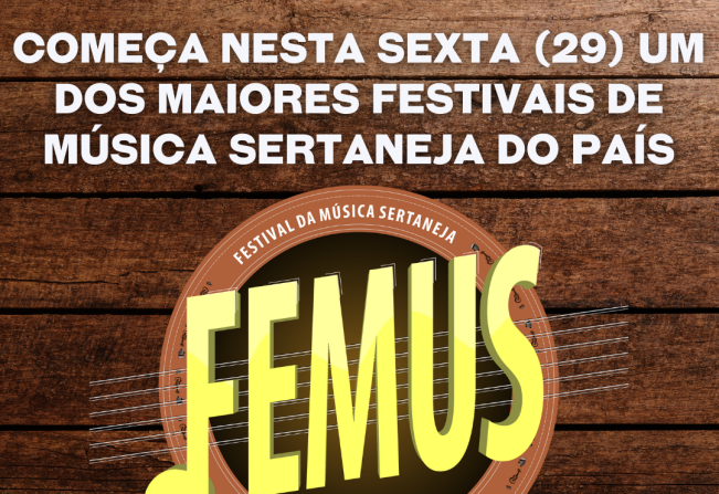 Começa nesta sexta (29) um dos maiores Festivais de Música Sertaneja do país