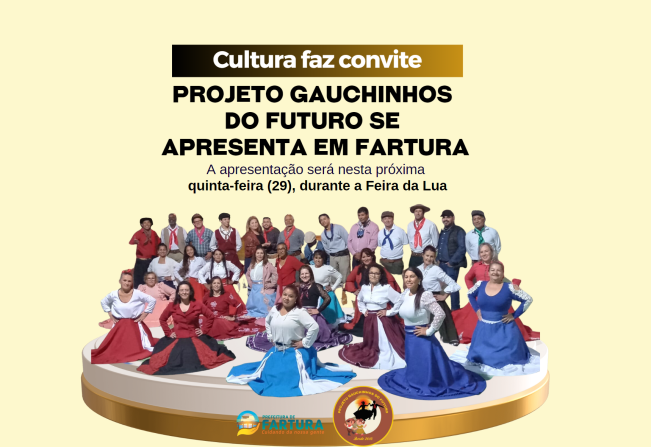 Projeto Gauchinhos do Futuro promete encantar Fartura com apresentação na Feira da Lua