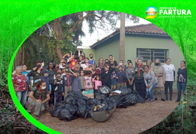 Mutirão de Limpeza preserva ribeirão e dá exemplo de conscientização em Fartura