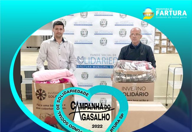 Doações do “Inverno Solidário” e “Campanha do Agasalho 2022” começam a chegar para as famílias