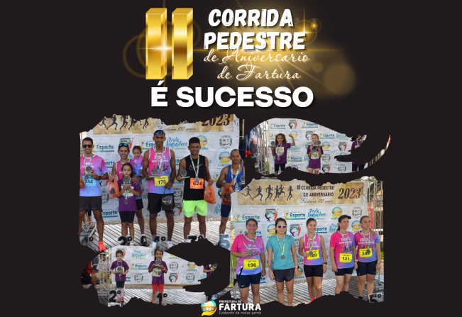 Inclusiva: II Corrida Pedestre de Aniversário de Fartura é sucesso 