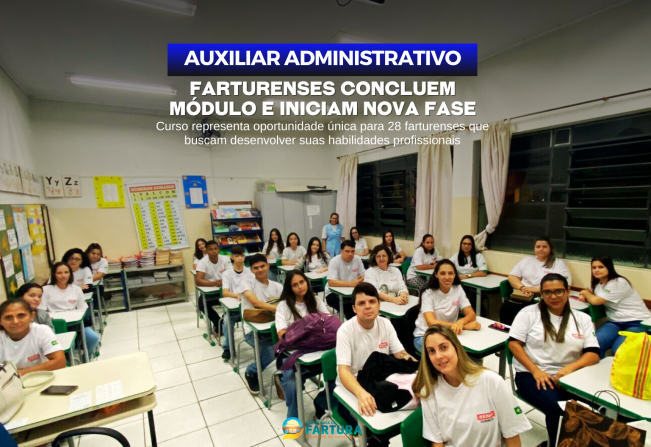 Curso de Auxiliar Administrativo capacita quase 30 participantes para o mercado de trabalho