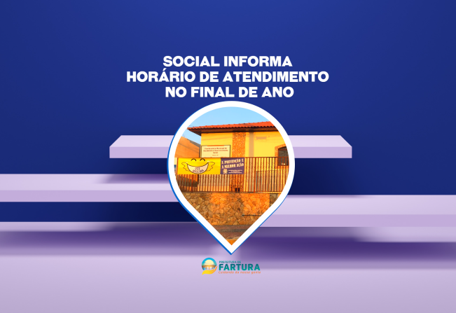 Social informa horário de atendimento no final de ano