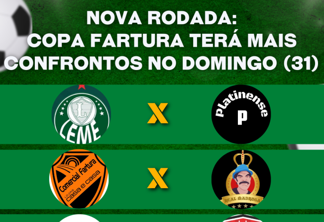 Copa Fartura terá novos confrontos no domingo (31)