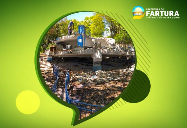 Prefeitura de Fartura dá início às obras de revitalização da Praça Nove de Julho