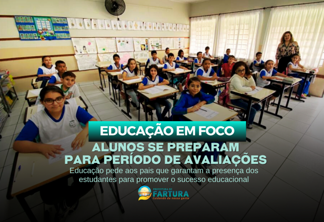 Alunos da rede municipal de Fartura se preparam para período de importantes avaliações 