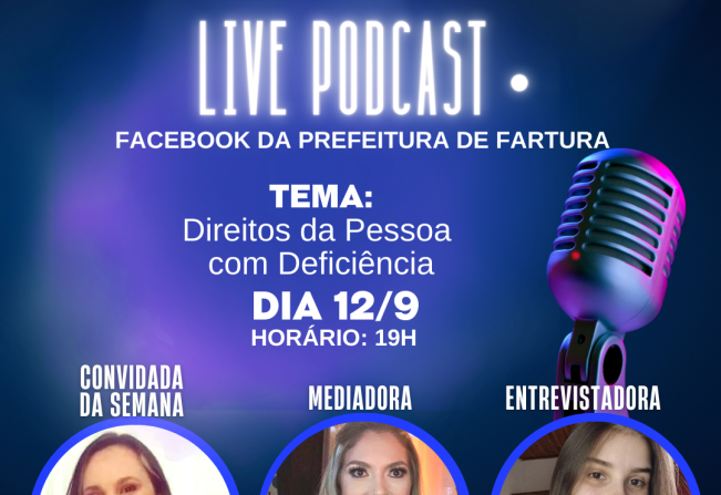 Assistência Social promove live sobre “Direitos da Pessoa com Deficiência” na segunda (12)