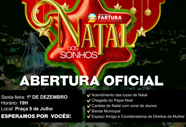 Natal dos Sonhos 2023: promete encantar a partir da próxima sexta-feira (1º)