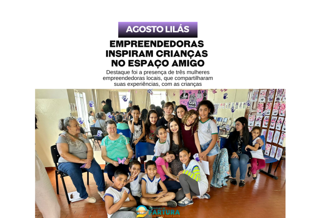 Empreendedoras inspiram crianças no Espaço Amigo