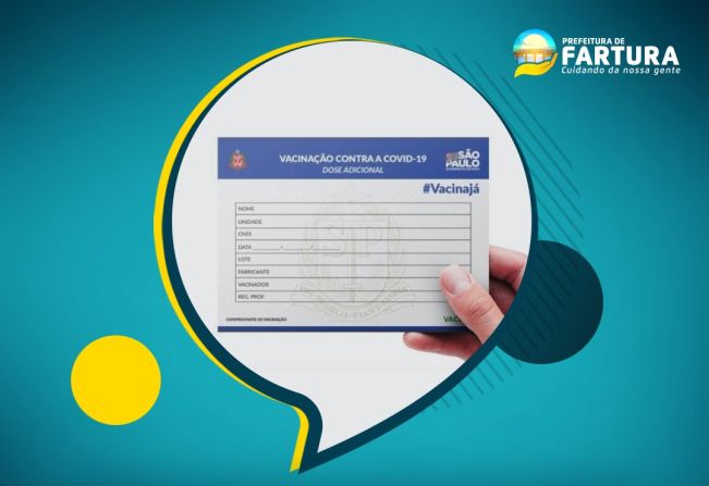 Dose adicional: Saúde de Fartura atualiza informações sobre cobertura vacinal com a 3ª aplicação antiCovid