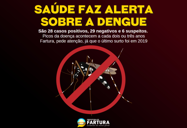 Coordenadoria de Saúde faz alerta contra a dengue