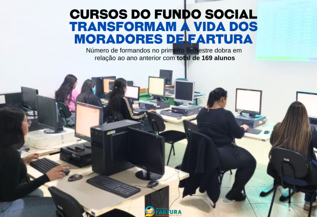 Cursos do Fundo Social transformam a vida dos moradores de Fartura