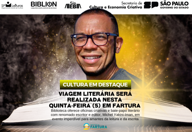 Viagem Literária será realizada nesta quinta-feira (5) em Fartura 