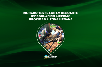 Moradores flagram descarte irregular em lixeiras próximas à zona urbana