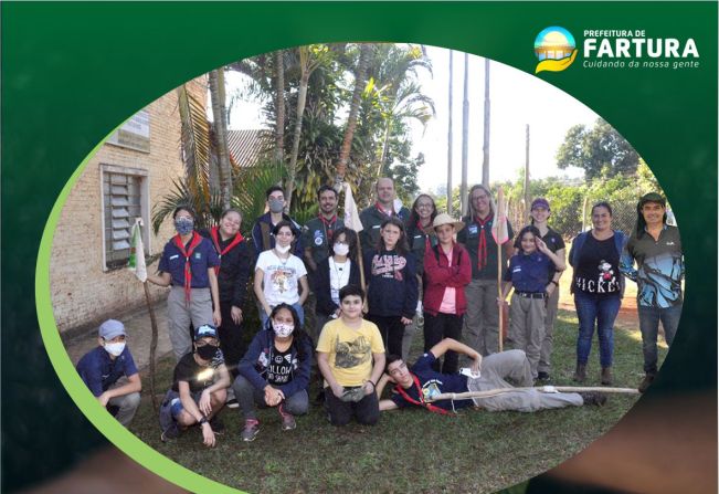 Atividade do Grupo Escoteiro coloca jovens em contato direto com a natureza