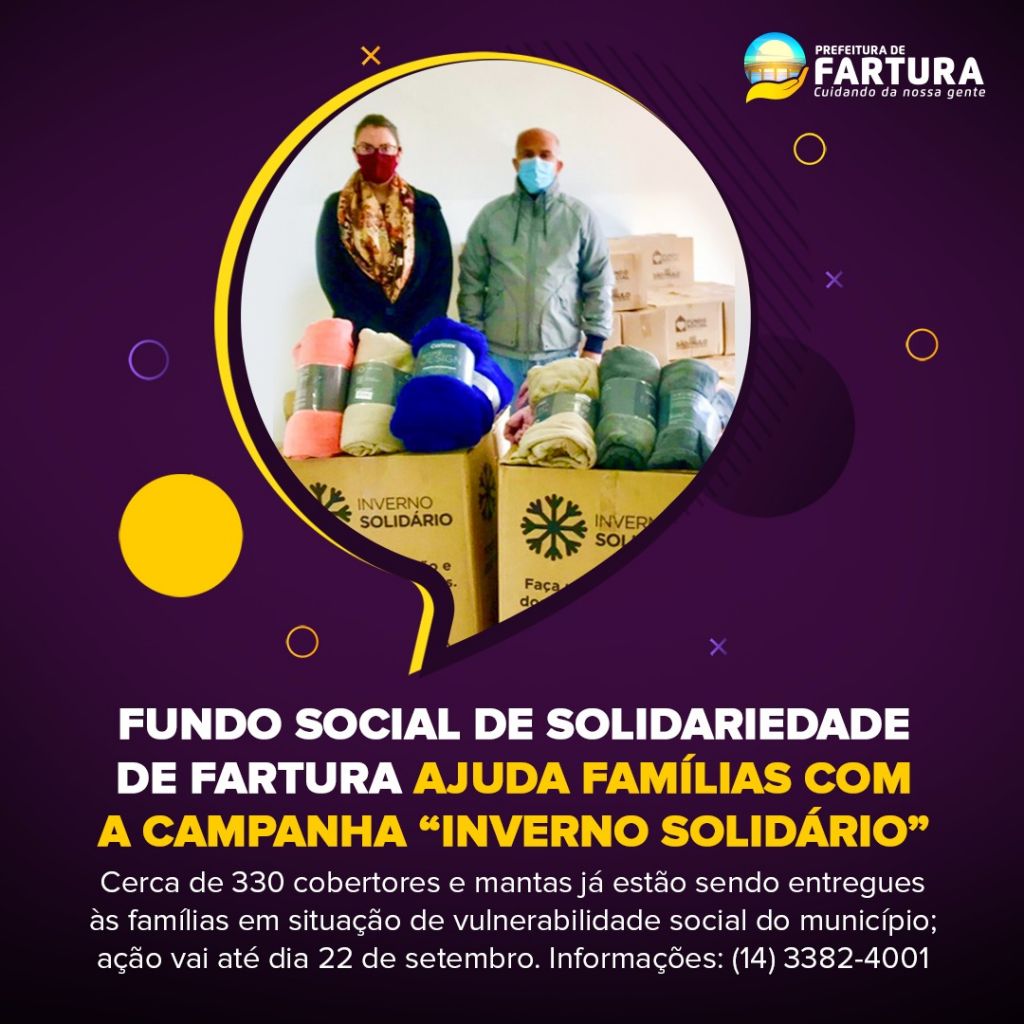 Fundo Social de Solidariedade amplia pontos de arrecadação da campanha  'Inverno Solidário' - Prefeitura Municipal de Bauru