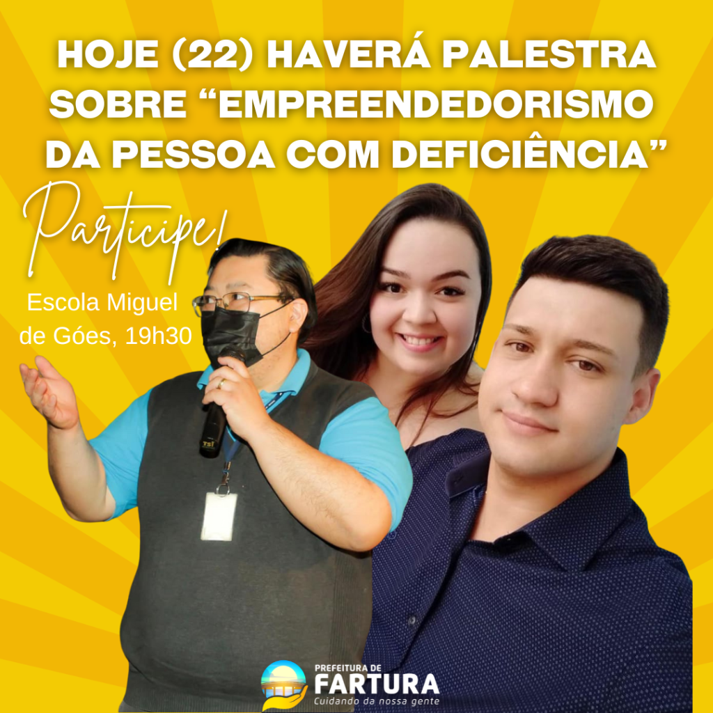 Notícia - Celebridade da Matemática: r Gis estará em Fartura  palestrando na próxima semana - Prefeitura Municipal de Fartura